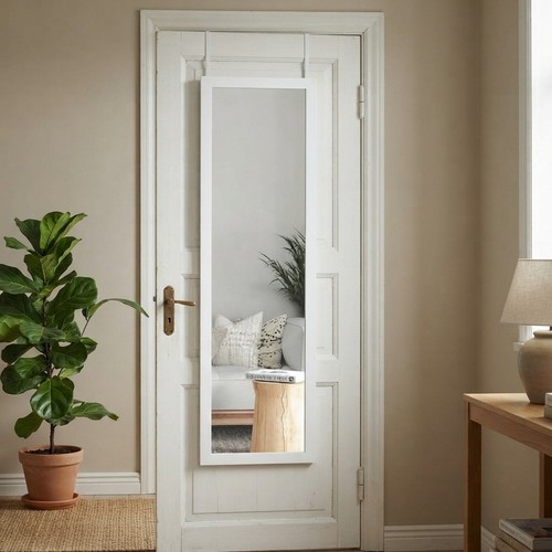 Elegante specchio sopra - , porta