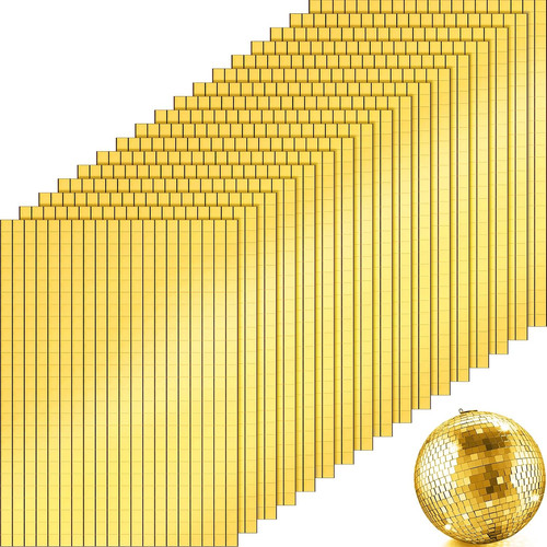 10800 pieces gold disco mirror - disco,